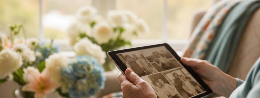 Garder le lien avec un parent en EHPAD : photos et vidéos en famille