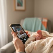 Partager les photos de bébé avec la famille sans réseaux sociaux
